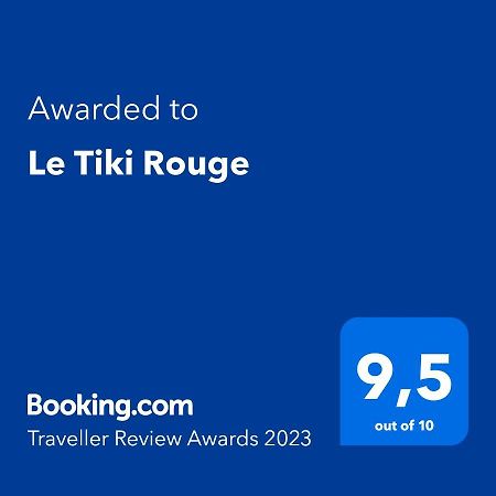 Le Tiki Rouge Villa Punaauia  ภายนอก รูปภาพ